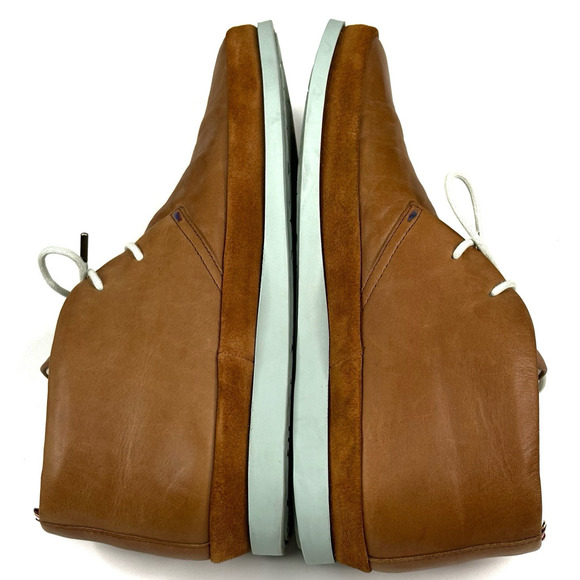 PAUL SMITH JEANS Loomis Men's Chukka Boots Camel Brown Leather Size US7/UK6 - Picture 6 of 12